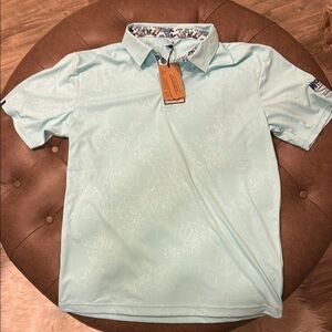 Men's Light Blue Polo Shirt